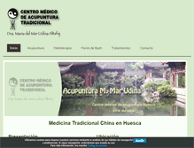Tablet Screenshot of acupunturamariadelmarudina.com